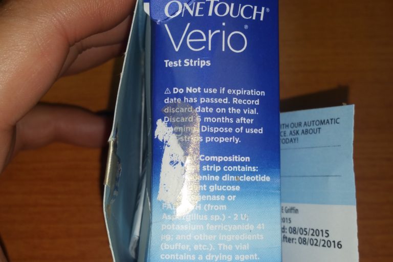 We can only purchase unopened, sealed diabetic test strips.