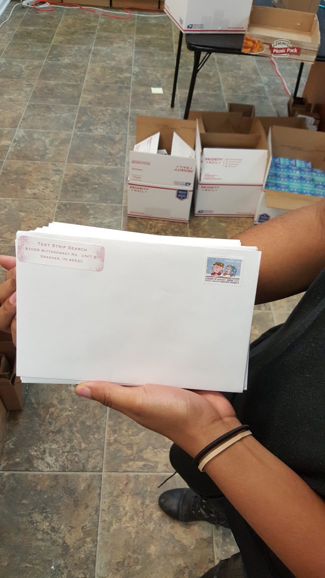 Christmas Cards from Test Strip Search