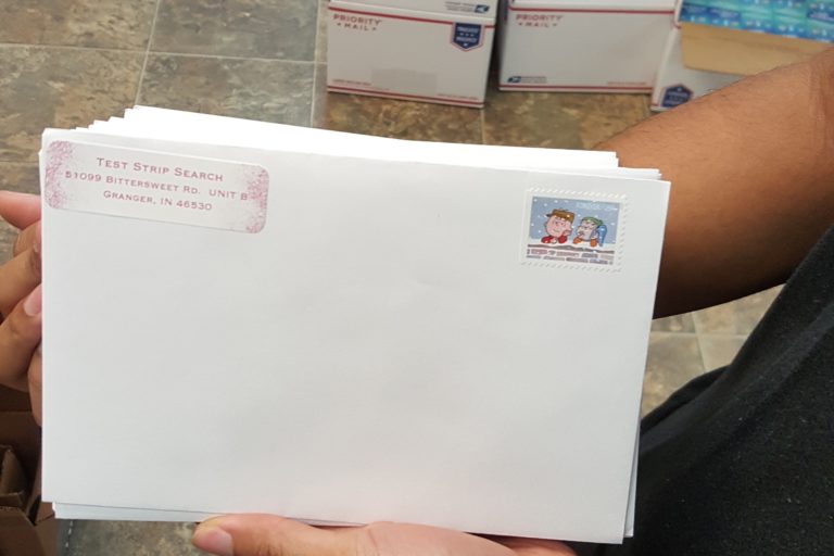 Christmas Cards from Test Strip Search