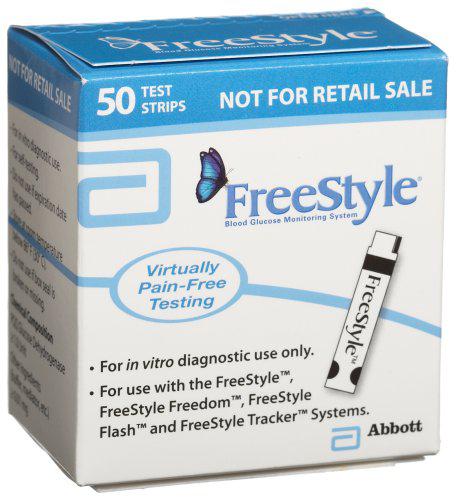 Abbott FreeStyle 50ct diabetic test strips