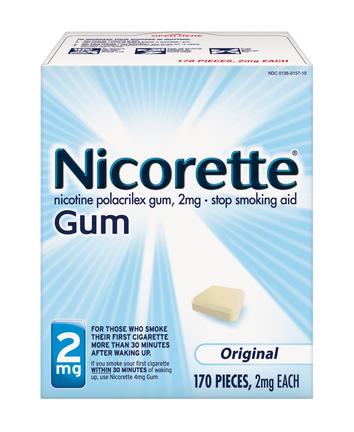 nicorette-gum-original-2-mg-170-ct | Test Strip Search