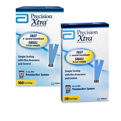 Precision Xtra diabetic test strips