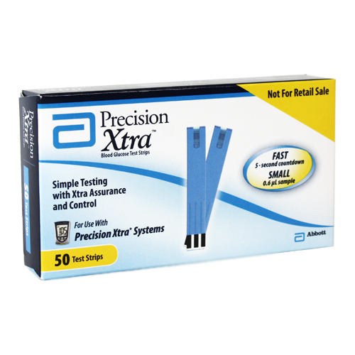 Precision Xtra 50ct diabetic test strips