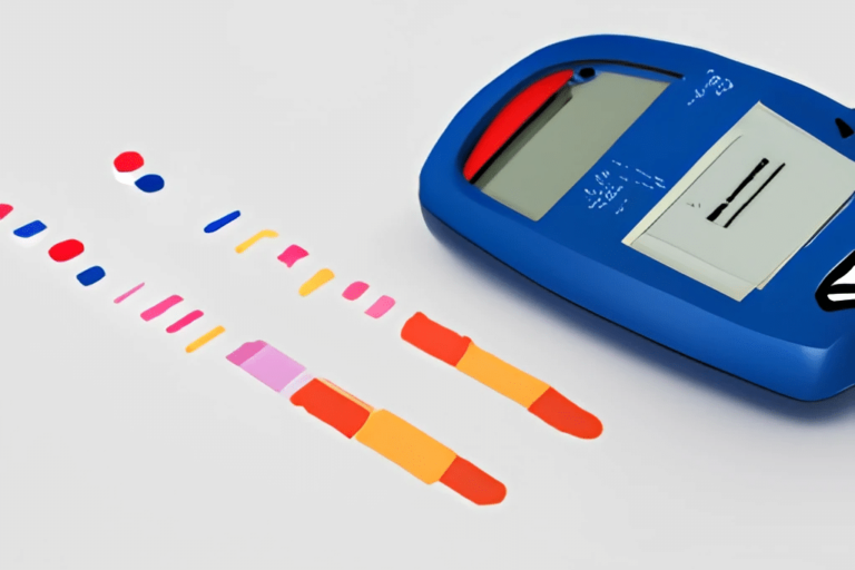 Diabetic glucose monitor with corresponding diabetic test strips